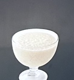 Dégué, dessert au mil et lait fermenté