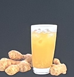 Jus de gingembre frais pressé
